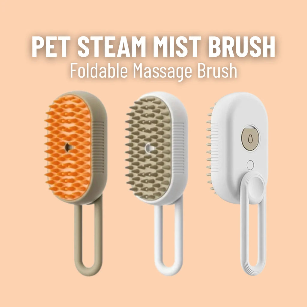 Steambrush – Elektrisk kattborste med ångspray