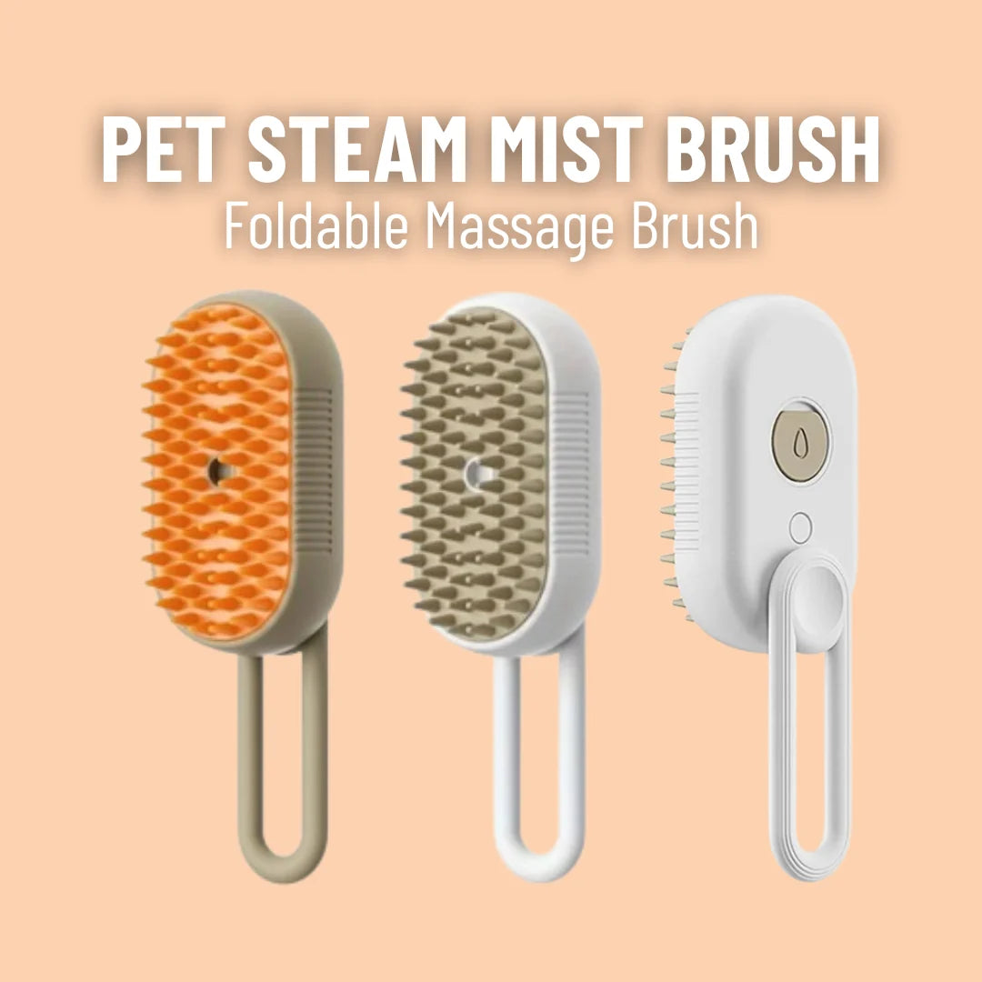 Steambrush – Elektrisk kattborste med ångspray